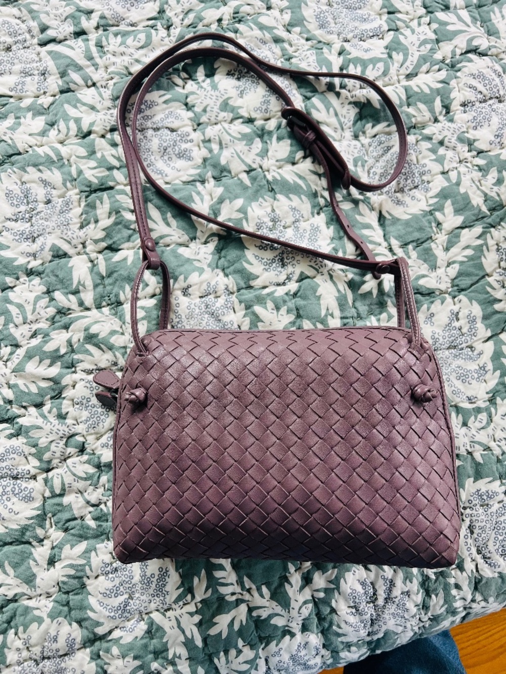 Bottega Veneta Intrecciato Nodini Crossbody Bag
